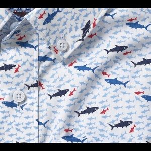 ISO: Johnston & Murphy Short-Sleeve Printed Shirt